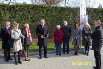 oficjalne otwarcie realizowanej inwestycji